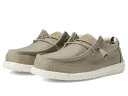 【送料無料】 ヘイデュード メンズ スリッポン・ローファー シューズ Wally Stretch Canvas Slip-On Casual Shoes Beige