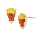 【送料無料】 ベッツィジョンソン レディース ピアス・イヤリング アクセサリー Candy Corn Stud Earrings Orange/Gold