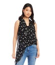 【送料無料】 カレンケーン レディース シャツ トップス Asymmetric Hem Top Print