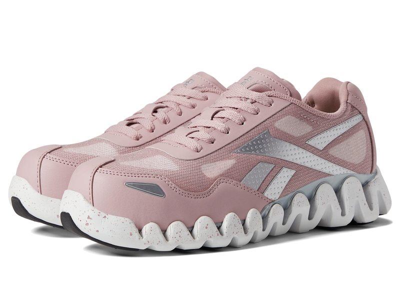 【送料無料】 リーボック レディース スニーカー シューズ Zig Pulse Work EH Comp Toe Pink/White