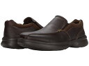 【送料無料】 クラークス メンズ スリッポン・ローファー シューズ Bradley Step Brown Tumbled L