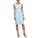 yz AbNXCujOX fB[X s[X gbvX Short Slimming Dress with Side Ruched Skirt Light Blue