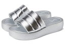 【送料無料】 セイシェルズ レディース ヒール シューズ Velour Silver Metallic(4)