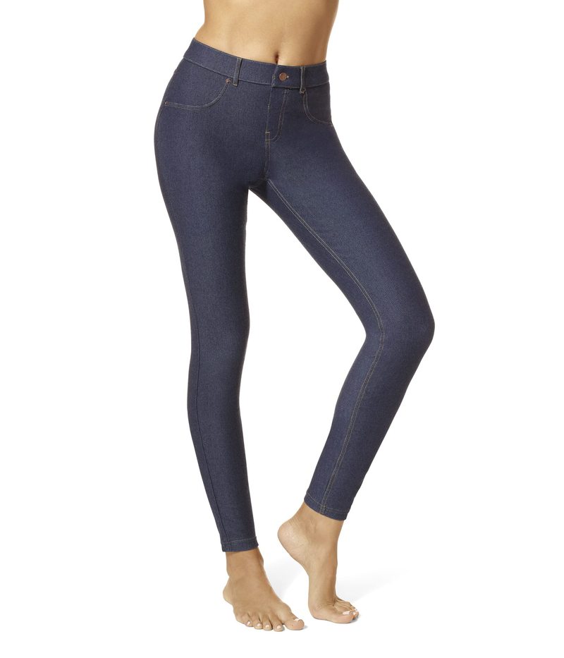 【送料無料】 ヒュー レディース デニムパンツ ボトムス Essential Denim Leggings Deep Indigo Was