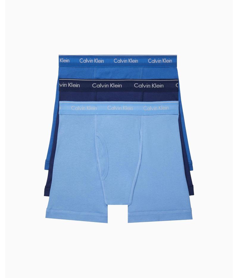 【送料無料】 カルバン クライン アンダーウェア メンズ ボクサーパンツ アンダーウェア Cotton Classics Multipack Boxer Brief Multi Blue 2
