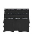 【送料無料】 カルバン クライン アンダーウェア メンズ ボクサーパンツ アンダーウェア Cotton Stretch Low Rise Trunks 3-Pack Black
