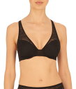 【送料無料】 ナトリ レディース ブラジャー アンダーウェア Pretty Smooth Full Figure Contour Underwire Black