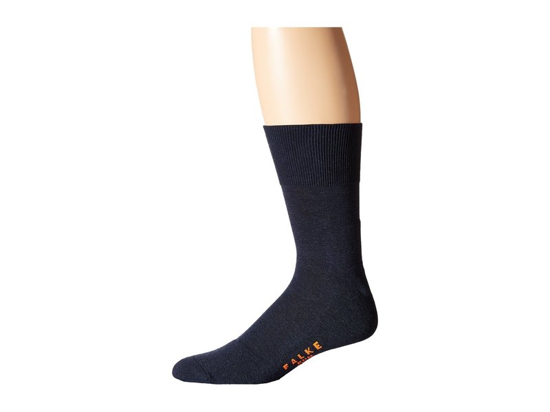 ファルケ メンズ 【送料無料】 ファルケ メンズ 靴下 アンダーウェア Cotton Run Socks Navy Blue Mel