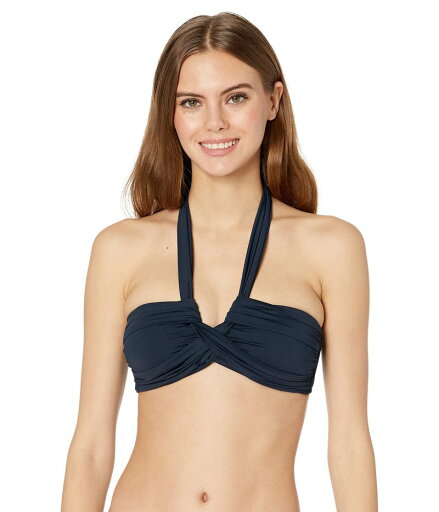 【送料無料】 シーフォリー レディース トップのみ 水着 Seafolly Collective Halter Bandeau True Navy 【送料無料】 シーフォリー レディース トップのみ 水着 Seafolly Collective Halter Bandeau True Navy