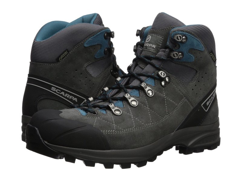 スカルパ メンズ ブーツ・レインブーツ シューズ Kailash Trek GTX Shark Grey/Lake Blue