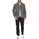 カルバン・クライン 【送料無料】 カルバンクライン メンズ コート アウター Men's Water Resistant Soft Shell Open Bottom Jacket (Standard and Big & Tall) Grey