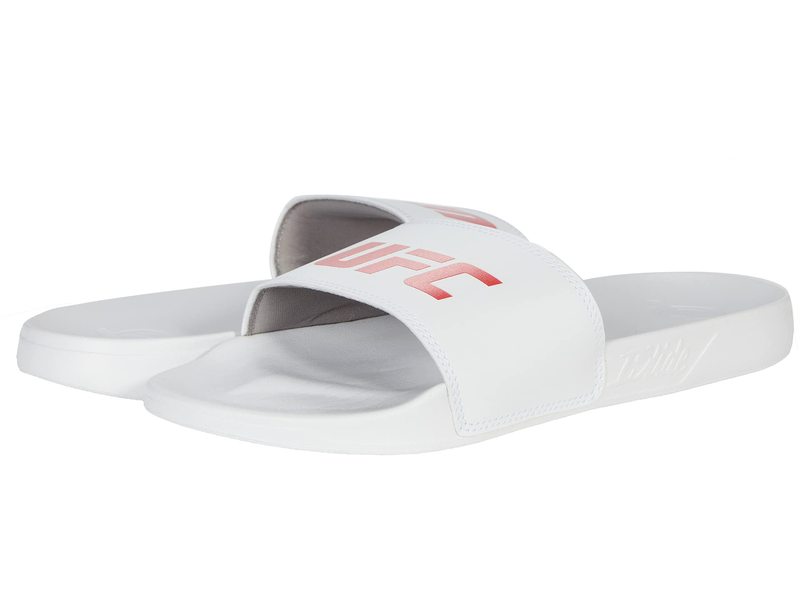 【送料無料】 ユーエフシー メンズ サンダル シューズ UFC Octagon Slide White/Red