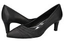 【送料無料】 イージーストリート レディース ヒール シューズ Nobel Black Satin
