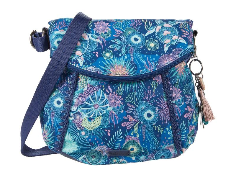 【送料無料】 ザサック レディース ハンドバッグ バッグ Artist Circle Foldover Crossbody Royal Blue Seas