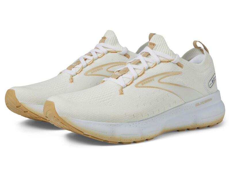 【送料無料】 ブルックス メンズ スニーカー シューズ Glycerin StealthFit 20 White/Khaki