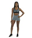 【送料無料】 ユーエフシー レディース ブラジャー スポーツブラ アンダーウェア Essential Sports Bra Silver Grey