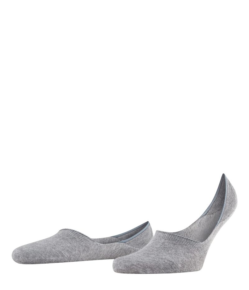 楽天ReVida 楽天市場店【送料無料】 ファルケ メンズ 靴下 アンダーウェア Step Medium Cut No Show Socks Light Grey Mela