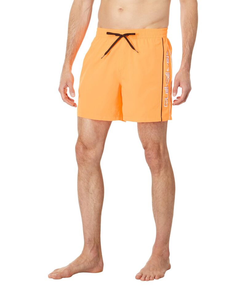 【送料無料】 クイックシルバー メンズ ハーフパンツ・ショーツ 水着 Everyday Vert 16" Volley Orange Pop