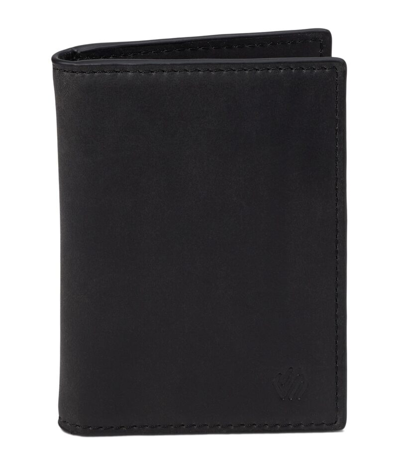 【送料無料】 ジョンストンアンドマーフィー レディース 財布 アクセサリー Rhodes Bifold Card Case Black Full Grai