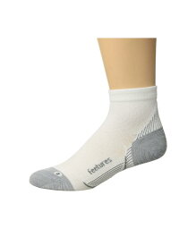 【送料無料】 フィーチャー レディース 靴下 アンダーウェア Plantar Fasciitis Relief Ultra Light Quarter White