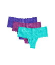 【送料無料】 コサベラ レディース パンツ アンダーウェア Never Say Never Comfie Cutie Thong 3-Pack Violett/Swiss B