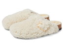 【送料無料】 ビルケンシュトック レディース サンダル シューズ Boston Big Buckle Teddy Eggshell