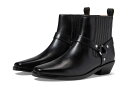 【送料無料】 メイドウェル レディース ブーツ レインブーツ シューズ The Santiago Western Ankle Boot in Leather True Black