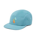 【送料無料】 コートパクシー レディース 帽子 アクセサリー Llama Stripes 5-Panel Hat Blue Spruce