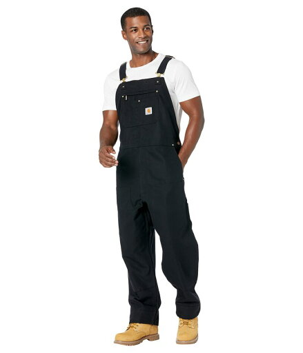 【送料無料】 カーハート メンズ カジュアルパンツ ボトムス Relaxed Fit Duck Bib Overalls Black 【送料無料】 カーハート メンズ カジュアルパンツ ボトムス Relaxed Fit Duck Bib Overalls Black