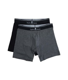 サイコバニー パンツ メンズ 【送料無料】 サイコバニー メンズ ボクサーパンツ アンダーウェア Solid 2-Pack Boxer Brief Mixed Grey Blac