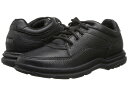 【送料無料】 ロックポート メンズ オックスフォード シューズ World Tour Classic Walking Shoe Black Tumbled L