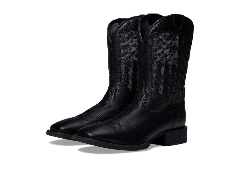 楽天ReVida 楽天市場店【送料無料】 アリアト メンズ ブーツ・レインブーツ シューズ Sport My Country VentTEK Western Boot Black Deertan/B