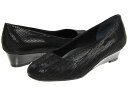 【送料無料】 トロッターズ レディース ヒール シューズ Lauren Black Suede Pat