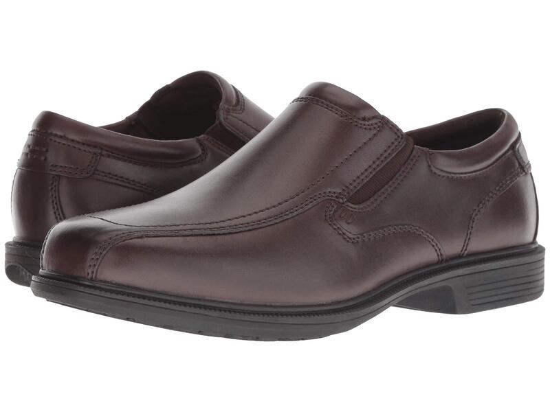 【送料無料】 ノンブッシュ メンズ スリッポン・ローファー シューズ Bleeker Street Bicycle Toe Slip-On with KORE Slip Resistant Walking Comfort Technology Brown