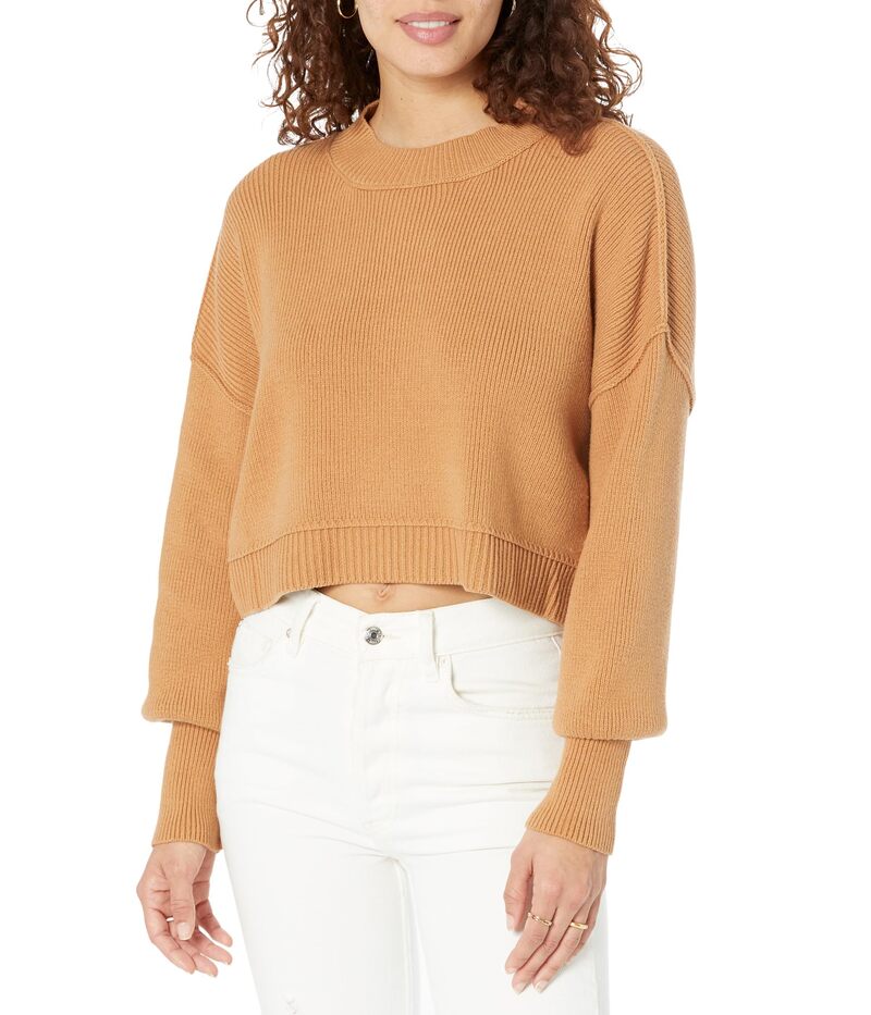 フリーピープル 【送料無料】 フリーピープル レディース ニット・セーター アウター EASY STREET CROP PULLOVER Camel