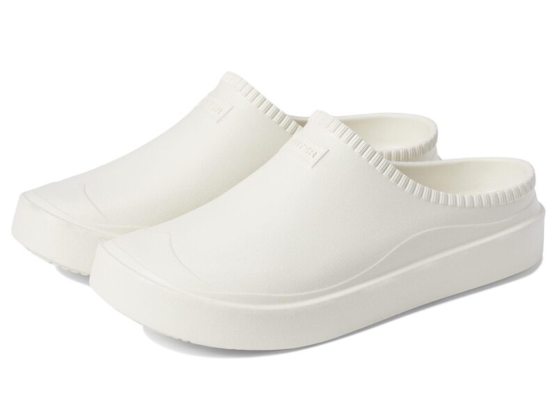 【送料無料】 ハンター レディース サンダル シューズ In/Out Bloom Algae Foam Clog White Willow