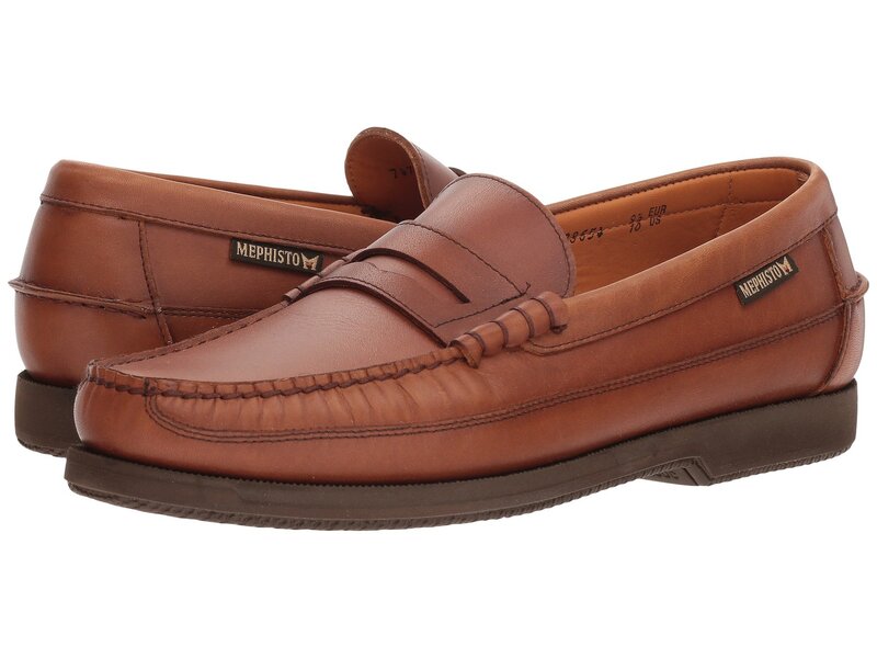 メフィスト メンズ シューズ スリッポン・ローファー キャップ Mephisto Cap Vert Rust Smooth Lea ラ..