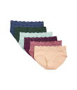 【送料無料】 パクト レディース パンツ アンダーウェア Lace-Waist Brief 6-Pack Harvest Hues