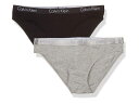 【送料無料】 カルバンクライン レディース パンツ アンダーウェア Women 039 s Motive Cotton Multipack Bikini Panty Black/Gray Heat