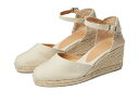 カスタニエール 【送料無料】 カスタ ニエール レディース ヒール シューズ Carol 60 Wedge Espadrille Ivory