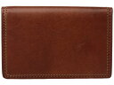 yz {XJ Y z ANZT[ Dolce Collection - Full Gusset Two-Pocket Card Case w/ I.D. Amber