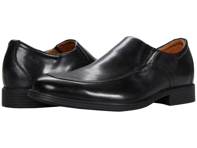 【送料無料】 クラークス メンズ スリッポン・ローファー シューズ Whiddon Step Black Leather