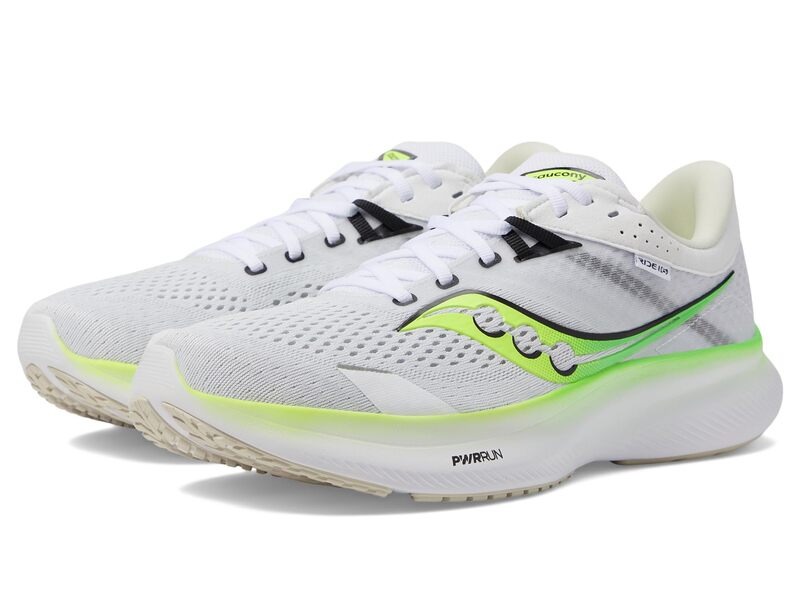 【送料無料】 サッカニー メンズ スニーカー シューズ Ride 16 White/Slime