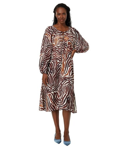 【送料無料】 トッミーバハマ レディース ワンピース トップス Zen Zebra Midi Dress Double Chocolat 【送料無料】 トッミーバハマ レディース ワンピース トップス Zen Zebra Midi Dress Double Chocolat