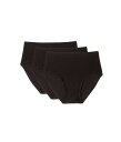 【送料無料】 シャントル レディース パンツ アンダーウェア Soft Stretch 3-Pack Hipster Black