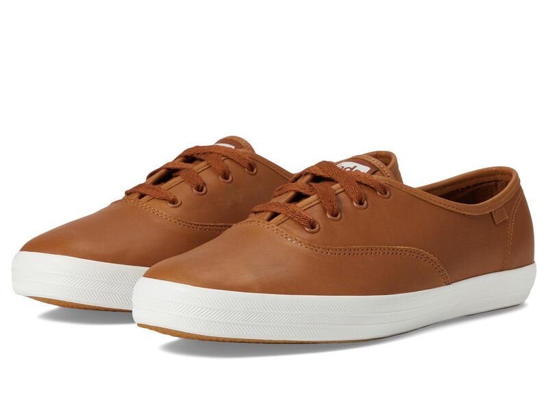 ケッズ 【送料無料】 ケッズ レディース スニーカー シューズ Champion Leather Lace Up Cognac Leather