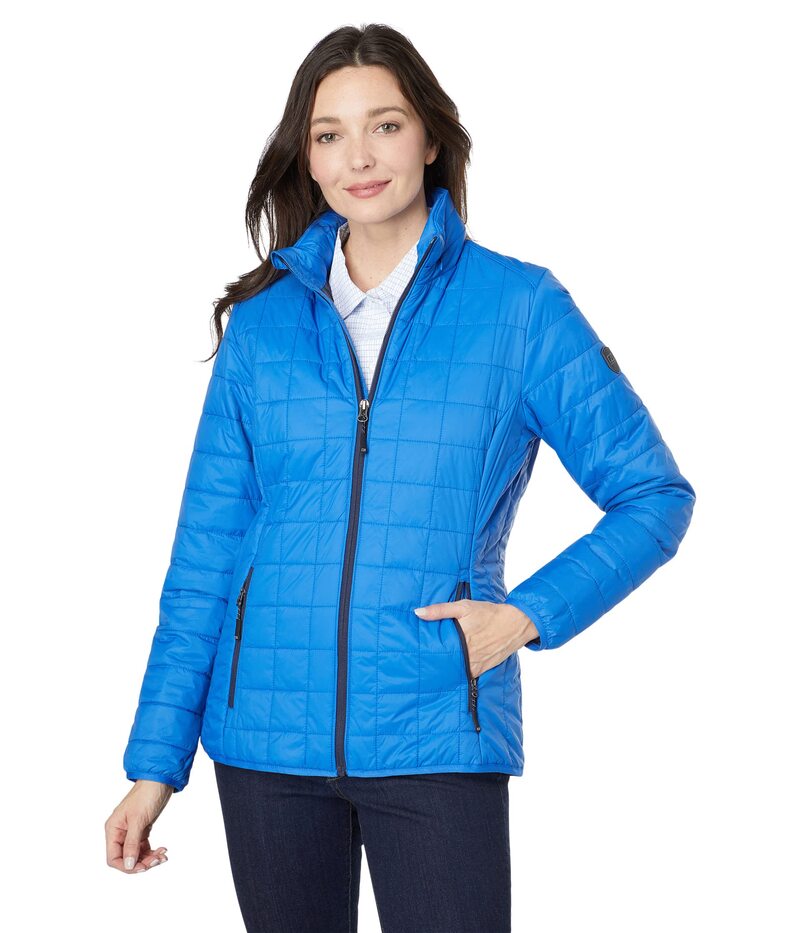  カッターアンドバック レディース コート アウター Rainier Primaloft Eco Full Zip Jacket Royal