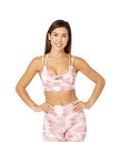 【送料無料】 ユーエフシー レディース ブラジャー スポーツブラ アンダーウェア Quartz Print Strappy Sports Bra Blushing Rose(4)