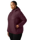 【送料無料】 ヘリーハンセン レディース パーカー・スウェット アウター Plus Size Sirdal Hooded Insulator Jacket Hickory