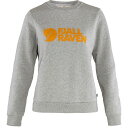 フェールラーベン 【送料無料】 フェールラーベン レディース パーカー・スウェット アウター Fjallraven Logo Sweater Grey/Melange